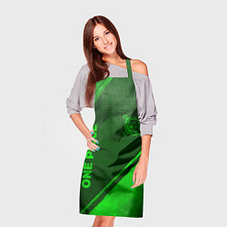 Фартук кулинарный One Piece - green gradient вертикально, цвет: 3D-принт — фото 2