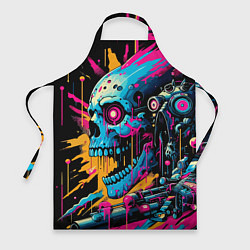 Фартук Cool cyber skull - ai art