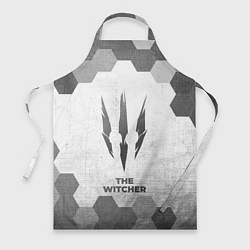 Фартук кулинарный The Witcher - white gradient, цвет: 3D-принт