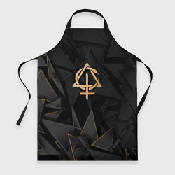 Фартук кулинарный Behemoth golden poly, цвет: 3D-принт