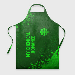 Фартук My Chemical Romance - green gradient вертикально