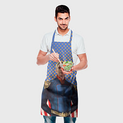 Фартук кулинарный Хоумлендер задумчивый Пацаны, цвет: 3D-принт — фото 2