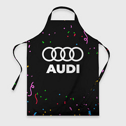 Фартук кулинарный Audi конфети, цвет: 3D-принт