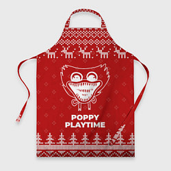 Фартук кулинарный Новогодний Poppy Playtime с оленями, цвет: 3D-принт
