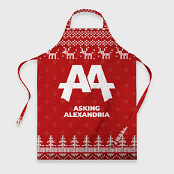 Фартук Новогодний Asking Alexandria с оленями