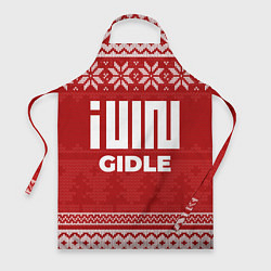 Фартук кулинарный Новогодний Gidle, цвет: 3D-принт