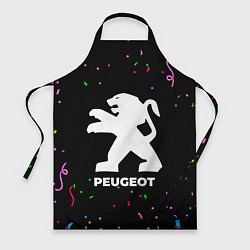 Фартук кулинарный Peugeot конфети, цвет: 3D-принт