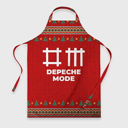 Фартук кулинарный Depeche Mode new year, цвет: 3D-принт