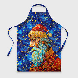 Фартук Santa Claus: pop-art-brut-nouveau pointillism