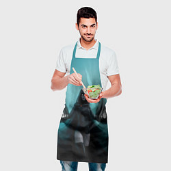 Фартук кулинарный Raven young justice, цвет: 3D-принт — фото 2