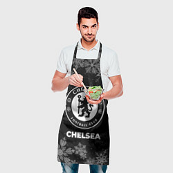 Фартук кулинарный Снежный Chelsea, цвет: 3D-принт — фото 2