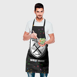 Фартук кулинарный West Ham конфети, цвет: 3D-принт — фото 2