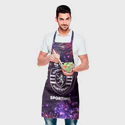 Фартук кулинарный Праздничный Sporting, цвет: 3D-принт — фото 2