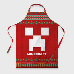 Фартук Minecraft new year