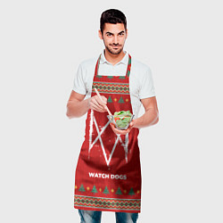 Фартук кулинарный Watch Dogs new year, цвет: 3D-принт — фото 2