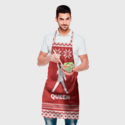 Фартук кулинарный Новогодний Queen, цвет: 3D-принт — фото 2
