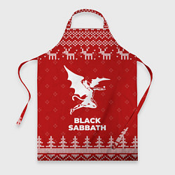 Фартук Новогодний Black Sabbath с оленями