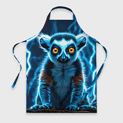 Фартук кулинарный Лемур и удар молнии, цвет: 3D-принт
