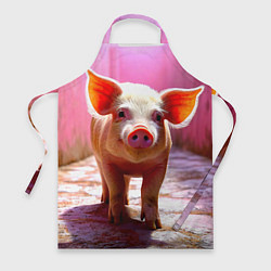 Фартук кулинарный Поросенок в розовом, цвет: 3D-принт