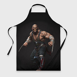 Фартук кулинарный Mortal kombat - baraka, цвет: 3D-принт