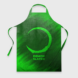 Фартук Demon Slayer - green gradient