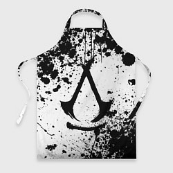 Фартук Assassins creed shadows - черно-белые брызги