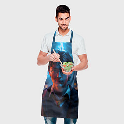 Фартук кулинарный Гарри поттер в ночи, цвет: 3D-принт — фото 2