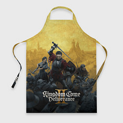 Фартук кулинарный Сражение Kingdom come 2 deliverance, цвет: 3D-принт