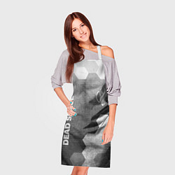 Фартук кулинарный Dead Space - grey gradient вертикально, цвет: 3D-принт — фото 2