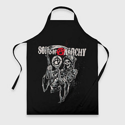 Фартук кулинарный Sons Of Anarchy - death, цвет: 3D-принт