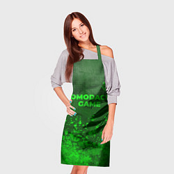 Фартук кулинарный Tomodachi Game - green gradient посередине, цвет: 3D-принт — фото 2