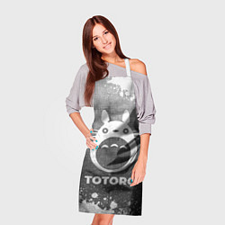 Фартук кулинарный Totoro - grey gradient, цвет: 3D-принт — фото 2