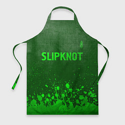 Фартук кулинарный Slipknot - green gradient посередине, цвет: 3D-принт