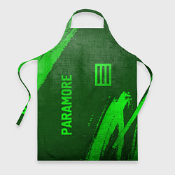Фартук Paramore - green gradient вертикально