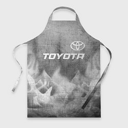 Фартук кулинарный Toyota - grey gradient посередине, цвет: 3D-принт