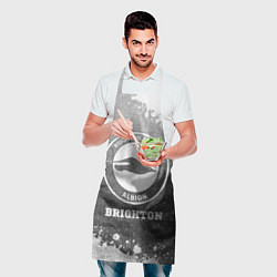 Фартук кулинарный Brighton - grey gradient, цвет: 3D-принт — фото 2