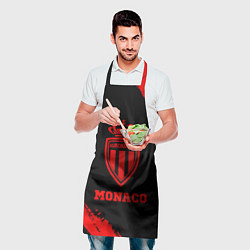 Фартук кулинарный Monaco - red gradient, цвет: 3D-принт — фото 2