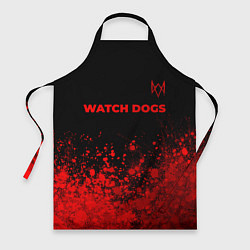 Фартук Watch Dogs - red gradient посередине
