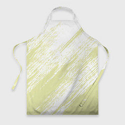 Фартук The color is white and yellow