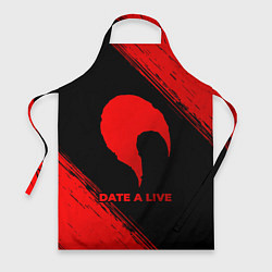 Фартук кулинарный Date A Live - red gradient, цвет: 3D-принт