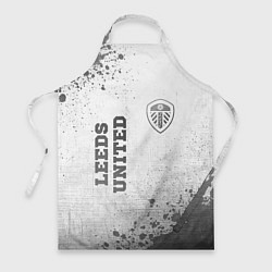 Фартук Leeds United - white gradient вертикально