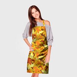 Фартук кулинарный Золотая кленовая осень, цвет: 3D-принт — фото 2