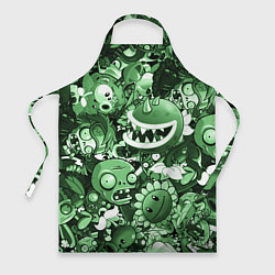 Фартук Растения против зомби в зеленом цвете