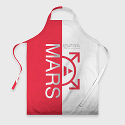 Фартук кулинарный 30 Seconds to Mars poster, цвет: 3D-принт