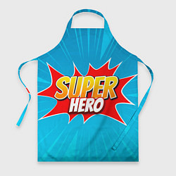 Фартук кулинарный Superhero comic style, цвет: 3D-принт