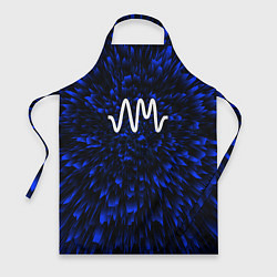 Фартук кулинарный Arctic Monkeys blue energy, цвет: 3D-принт