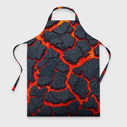 Фартук Текущая в породе лава