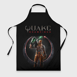 Фартук кулинарный Quake champions - Visor, цвет: 3D-принт