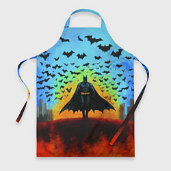 Фартук кулинарный Бэтмен и летучие мыши, цвет: 3D-принт