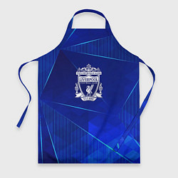 Фартук кулинарный Liverpool blue poly, цвет: 3D-принт